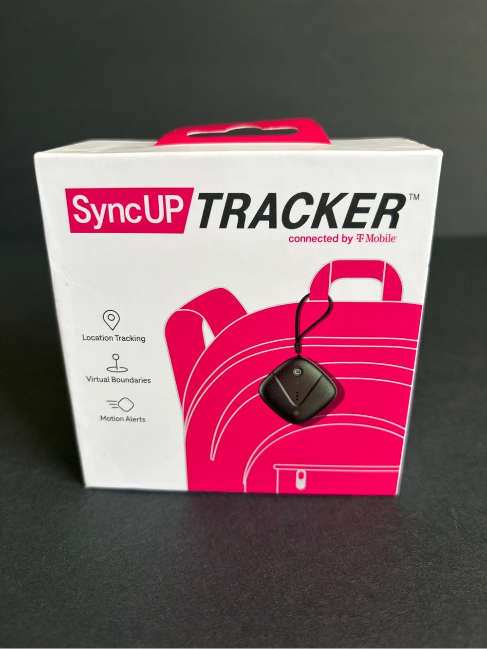 SyncUP Tracker by T-Mobile - Black and Hot Pink